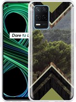 Realme 8 5G Hoesje Forest wood - Designed by Cazy