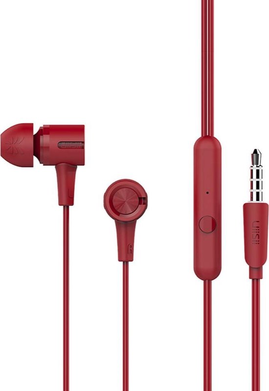 UiiSii U7 – Hi-Res Heavy bass in-ear oordopjes – Rood