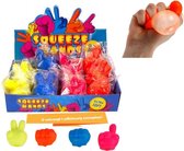 Fidget Toy Neon Hand knijpbal 7 cm - Stressbal voor de hand - Ultra Soft - Satisfying - 1 exemplaar