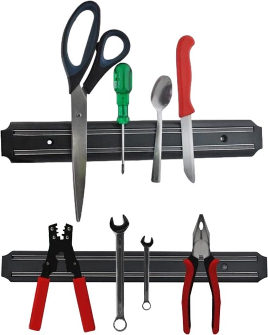 Magnetische Messenhouder - Messenrek - Messenstrip - Messen en Gereedschap ophangen - Magneetstrip - 33 CM