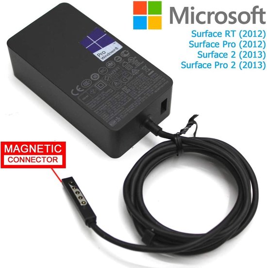 Microsoft Surface 48W Power Supply with USB Charging Port - Power adapter -  48 Watt -... | bol.com