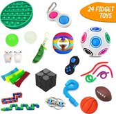 Fidget toys Pakket Pop it Simple Dimple Stressball Squishy Fidget Cube - Mochi Squishy - Infinity Cube - Globbles - Monkey Noodles - Fidget Toys Set - Wacky Track - Fidget Pad - RANDOM KLEUREN