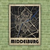 Plaatsplattegrond Stadsplattegrond 3D Middelburg Standaard