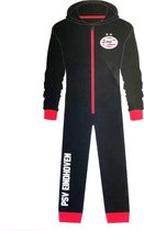 PSV Eindhoven Kids Onesie Zwart / Rood - Maat 152/158