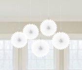 AMSCAN - Set witte hangdecoraties - Decoratie > Slingers en hangdecoraties