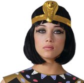 Fiestas Guirca Verkleed haarband Cleopatra - goud - Egypte thema party - Carnaval diadeem