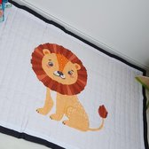 Speelkleed leeuw 195 x 145 - LiefBoefje - Groot Speelkleed Baby - Speelmat Kinderen - Babymat XL - Kindervloerkleed - Kraamcadeau - Speelkleed Kinderen - 50+ design speelkleden