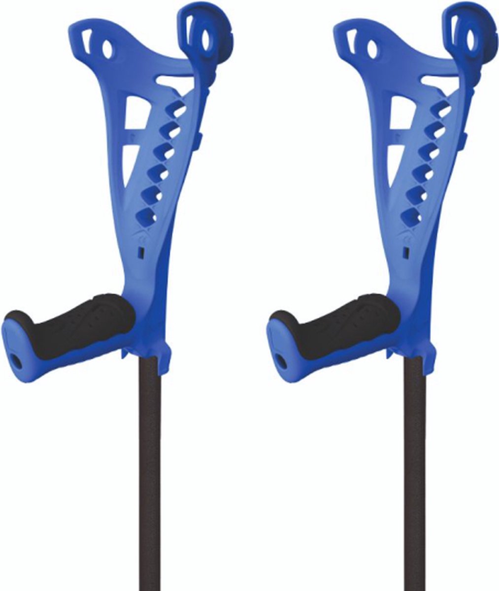 Goedkoopste Safe Walk Elleboogkrukken Open Manchet - Blauw