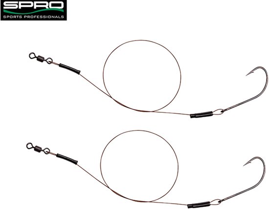 Spro Heavy Duty Baitfish Rig 7 x 7 - 30 cm - enkele haak - haakmaat 2 van Spro — afbeelding 4