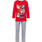 Paw Patrol jongens pyjama - Red  - 116  - Rood