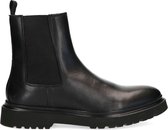 Sacha - Heren - Zwarte leren chelsea boots - Maat 45