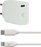 USB Oplader Iphone KSIX Wit