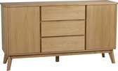 Rowico Yumi Dressoir - B152 X D42 X H84 Cm - Naturel Eikenfineer