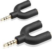 Audio Jack Adapter AFUNTA Zwart (Gerececonditioneerd A+)