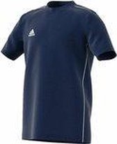 Adidas core 18 tee junior donkerblauw FS3248, maat 140