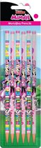 Disney Potloden Minnie Mouse Meisjes 17 Cm Hout Roze 6 Stuks