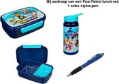 Paw Patrol Nickelodeon School set - Lunch set: Broodtrommel en Drinkfles + EXTRA 1 Stylus Pen Blauw.