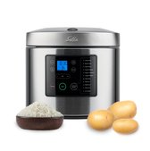 Bol.com Solis Rice & Potato Cooker 8161 - Aardappel- en Rijstkoker - RVS - Zilver aanbieding