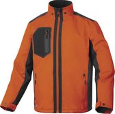 Delta Plus parka Waterdicht Poly+mech stretch Aren - Oranje | Grijs - XXXL