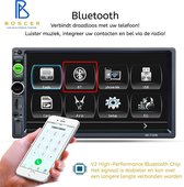 Autoradio | 2Din Universeel | Apple Carplay | 7' HD touchscreen | USB - AUX - Bluetooth | Externe Microfoon & Achteruitrijcamera
