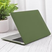 Macbook Hoes Case voor Macbook Pro 13 inch (2020) A2289 - A2251 - A2338 M1 - Laptop Cover - Matte Donker Groen