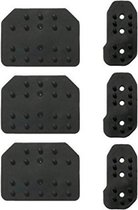 Rubbers voor autopedalen Sparco Reflex Zwart (2 pcs)