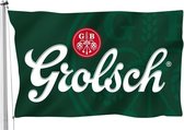 Grolsch vlag wit/groen 150x100cm    p/st