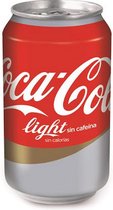 Verfrissend drankje Coca-Cola Light Cafeïnevrij (33 cl)