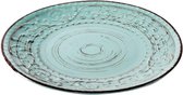 Platt tallrik DKD Home Decor Blauw Keramiek (28 x 28 x 3 cm)