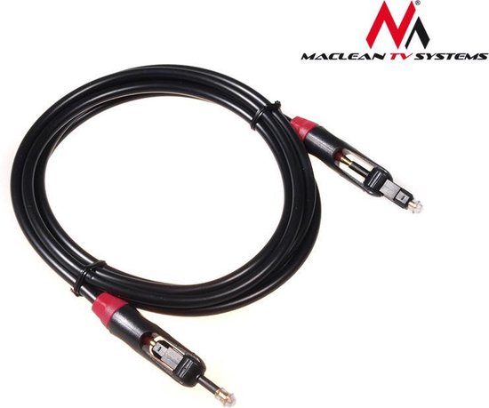 Maclean - Optische kabel DIGITALE T-T TOSLINK-kabel - 0,5 m draaibare  stekkers | bol.com