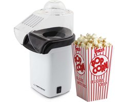 foto van Esperanza EKP005W Popcornmaker - Hetelucht popcorn machine zonder olie - 1200 Watt - 27 cm