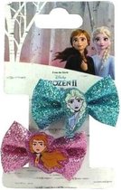 Frozen 2 Haar Clips-roze/groen