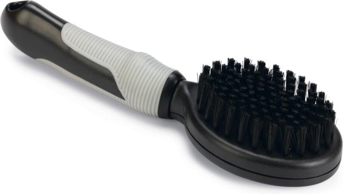 Beeztees Verzorgingsborstel Klein Zwart - Grijs 20,5 cm