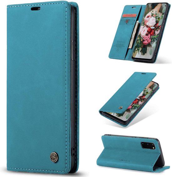 Coque Samsung Galaxy A72 Casemania Blue Ciel - Etui Portefeuille