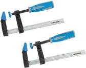 Mondknevel Silverline Tools 590588 (150 x 50 mm) Uitschuifbaar Multicolour (2uds) (Gerececonditioneerd A+)