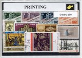 Boekdrukkunst – Luxe postzegel pakket (A6 formaat) : collectie van verschillende postzegels van boekdrukkunst – kan als ansichtkaart in een A6 envelop - authentiek cadeau - kado -