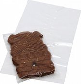 Traktatiezakje Chipszakjes transparante platte zakjes chips 20 x 30 cm