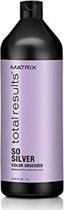 Kleurneutraliserende shampoo Total Results So Silver Matrix (1000 ml)