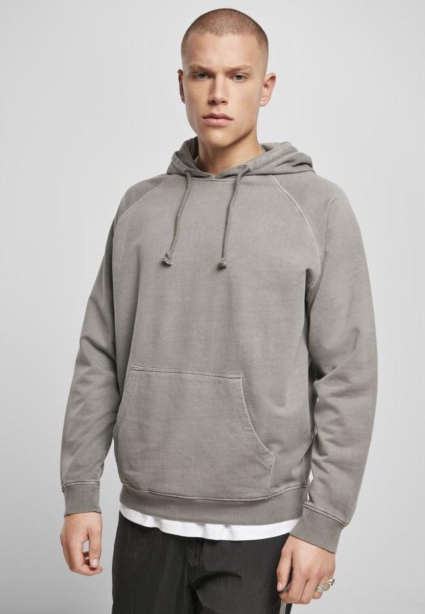 Urban Classics Overdyed Hoodie/trui M Grijs