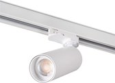 Kanlux S.A. - LED GU10 railspot wit - 3-Fase universeel - Enkelvoudig voor 1 LED GU10 spot