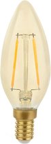 Spectrum - LED Filament lamp E14 - C35 - 5W vervangt 50W - 2500K extra warm wit licht