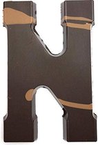 Joe & Mien Ambachtelijke Chocolade letter 'N' - Puur - 1 x 200 gram