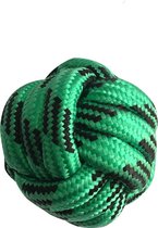 Floaties touw bal - 7x7x7 cm - groen/zwart