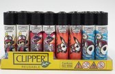 Clipper aansteker Classic  -Thema 'Ataque' - 4 stuks - vuursteen aansteker - Flint