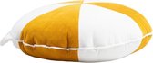 Cookie Beanbag Velvet Mustard/White Small