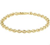 Geelgouden Armband anker 5 4021165