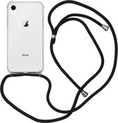 iParadise iPhone XR hoesje met koord transparant shock proof case