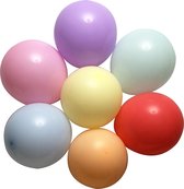 100 stuks Premium Pastel Gekleurde Feest Confetti Helium Ballonnen - MagieQ Verjaardag Versiering - Regenboog Unicorn Ballonnenboog - Latex