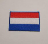 Nederlandse vlag patch 7,5 cm