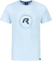 Rogelli Graphic T-Shirt Sportshirt - Korte Mouwen - Heren - Licht Blauw - Maat S